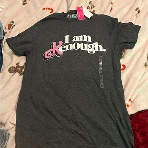 Gray 'I am Kenough' Barbie Movie T-Shirt